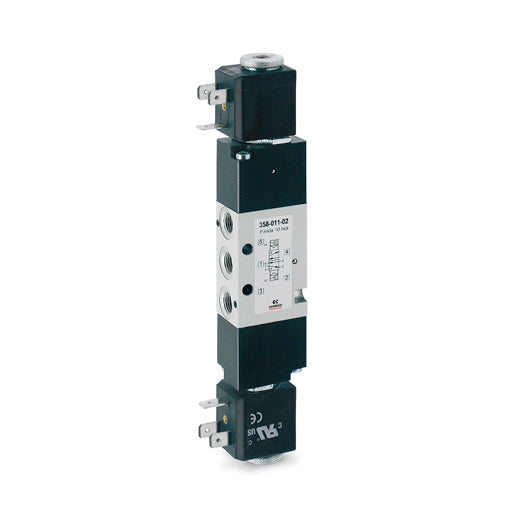 Electroválvula 5/2 Vías De G1/8 Biestable - Mod. 358-011-02