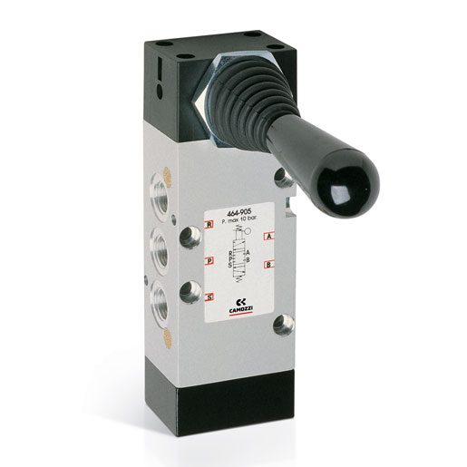 Válvula manual con palanca