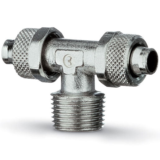 Racor T macho fijo cónico 1410 12/10-3/8