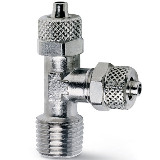 Racor T macho materal cónico 1420 6/4-1/8