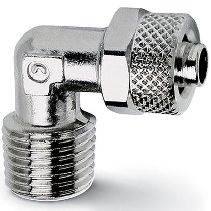 Racor codo macho fijo métrico cónico 1500 5/3-1/8