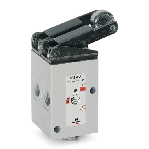 Valvula de accionamiento mecánico  5/2 Vías 154-955