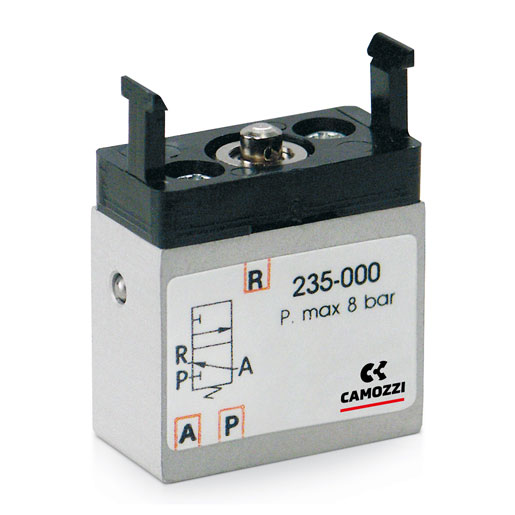 Minivalvula 3/2 vías de panel 234-000