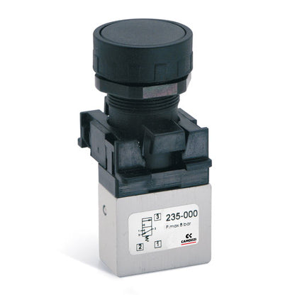 Miniválvula manual con botón 200-895