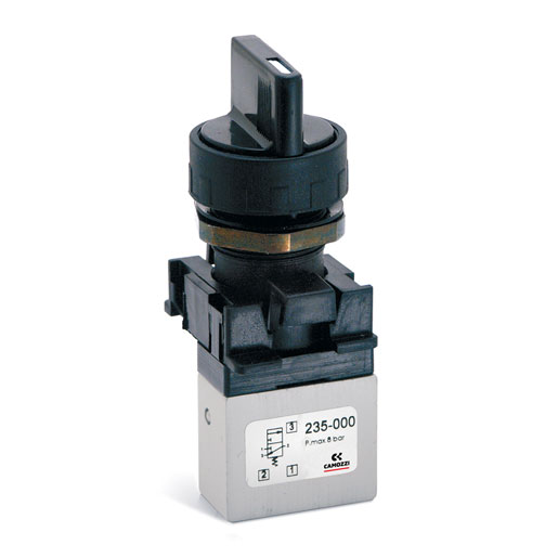 Minivalvula manual con selector de 2 posiciones estable 200-990