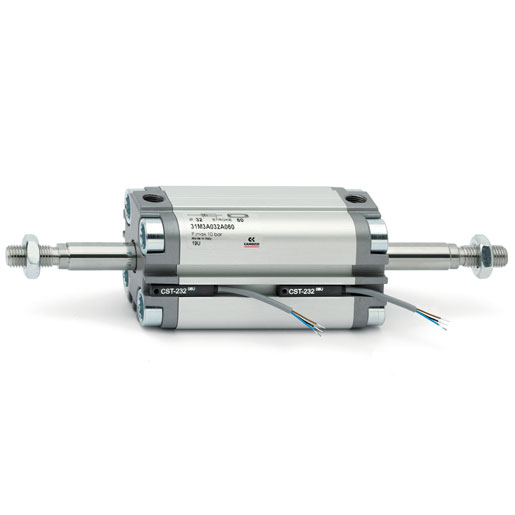 Cilindro compacto magnético Ø100 Carr 50. 31M3A100A050