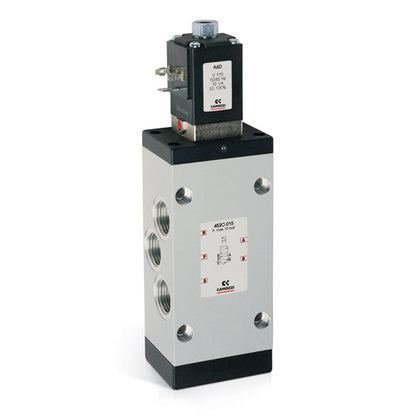 Electroválvula 5/2 vías de G1/2, monoestable 452C-015-22Im