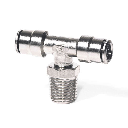 Racor en T macho giratorio NPTF 6430 04-02 NPTF