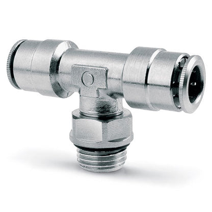 Racor T macho giratorio métrico - BSPP 6432 4-1/8