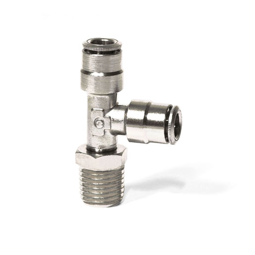 Racor T macho giratorio métrico - 6440 06-04 NPTF