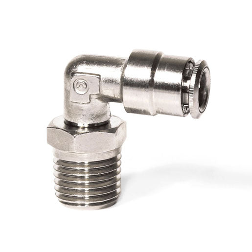 Racor codo macho giratorio de rosca completa 6520 02-04 NPTF