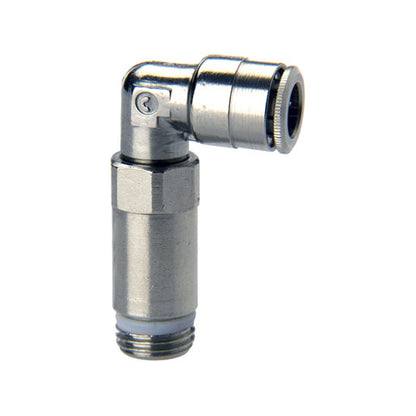 Racor codo macho giratorio largo BSPP Sprint 6525 8-1/4