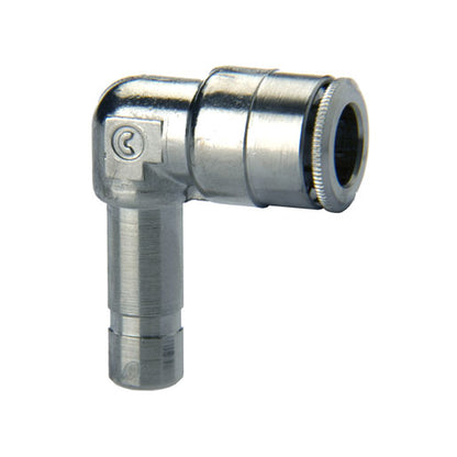 Racor codo con espiga insertable 6555 4-4