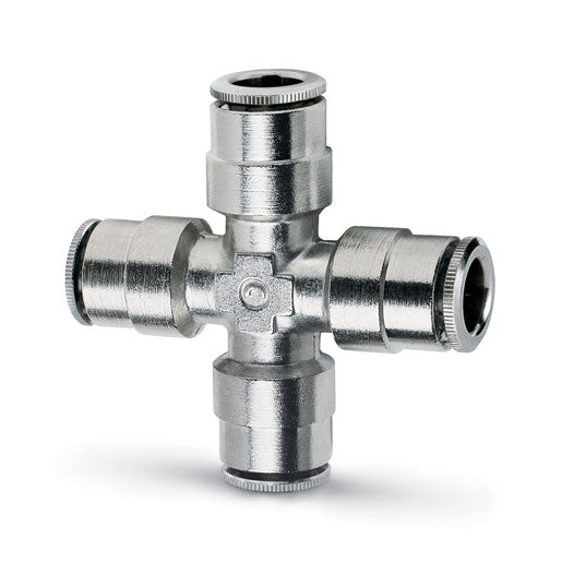 Racor conector unión en cruz 6600 12