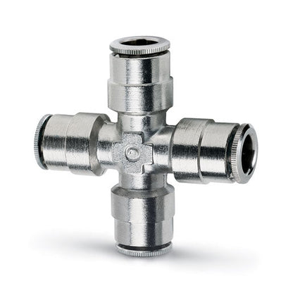 Racor conector unión en cruz 6600 12