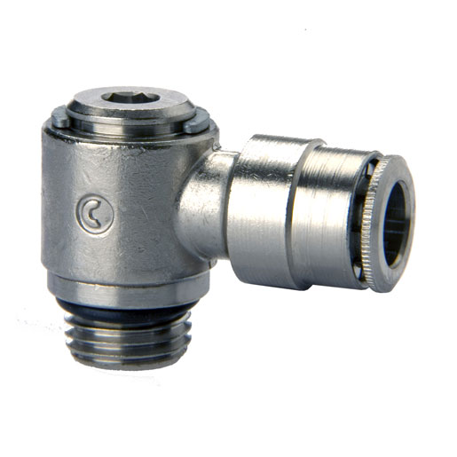 Racor codo giratorio BSPP banjo simple 6622 10-1/4