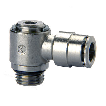 Racor codo giratorio BSPP banjo simple 6622 10-1/4