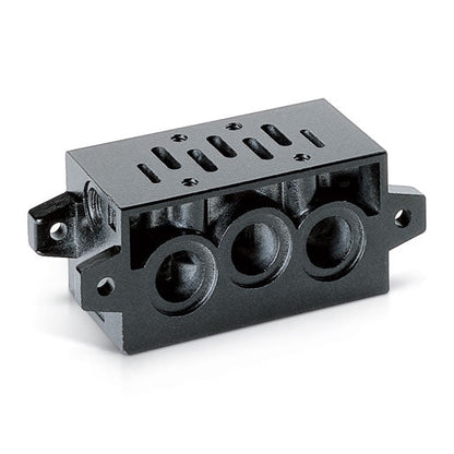 Placa base manifold, entrada y descarga únicas (VDMA 24345) 901-C1A