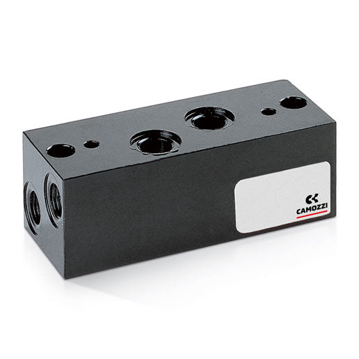 Placa base con entradas frontales (VDMA 24345) 901-N1