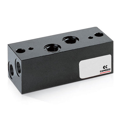 Placa base con entradas frontales (VDMA 24345) 901-N1