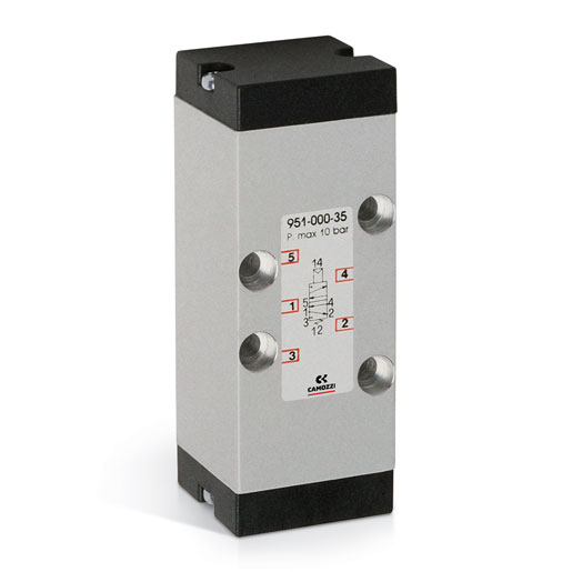 Electroválvulas 5/2 vías ISO 1 - ISO 2 - ISO 3 monoestable - biestable 953-000-33