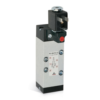 Electroválvulas 5/2 vías ISO 1 - ISO 2 - ISO 3, monoestable 951-000-P15-23IL