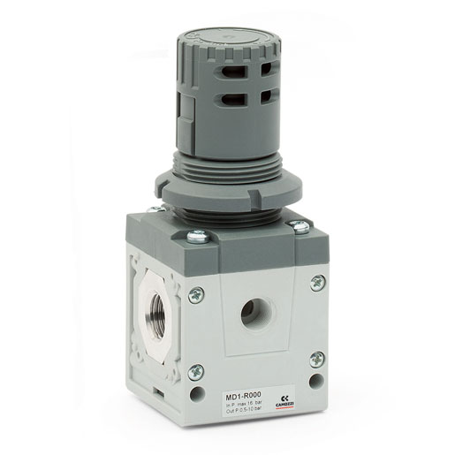 Regulador De Presión Camozzi Md1-R000-1/4 Serie Md