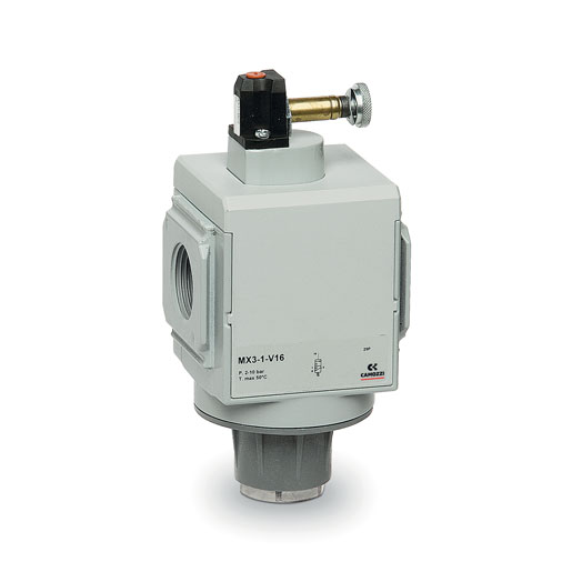 Válvula de interceptación 3/2 vías MX2-3/4-V16