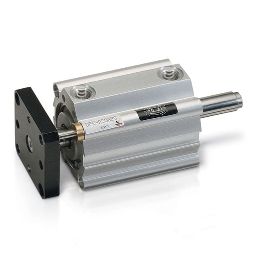 Cilindro de carrera corta d/efecto con guía antirotación Ø32 QPR3A032A030