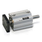 Cilindro de carrera corta d/efecto con guía antirotación Ø32 QPR3A032A030