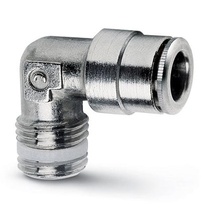 Racor codo macho fijo BSPT Sprint 1/4 S6500 8-1/4